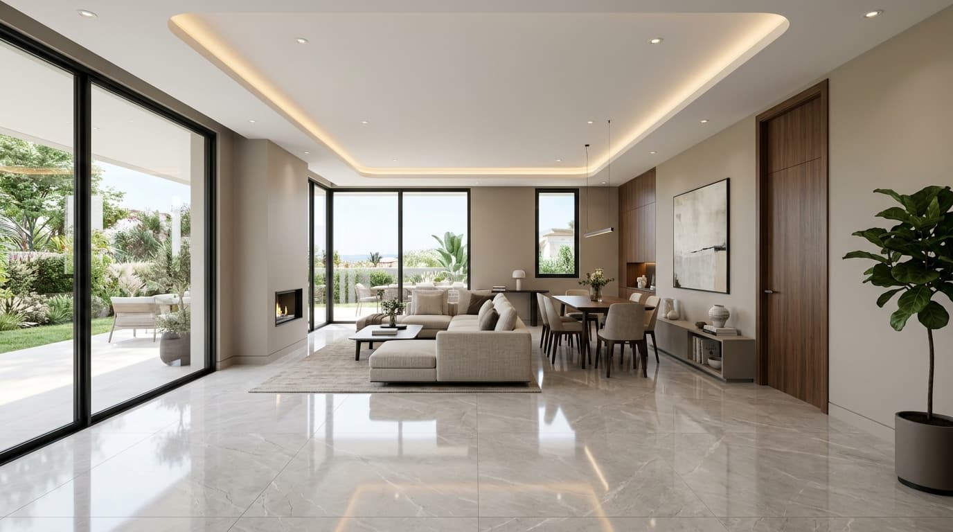 Luxury finished home interior fit-out by EzzatWorld