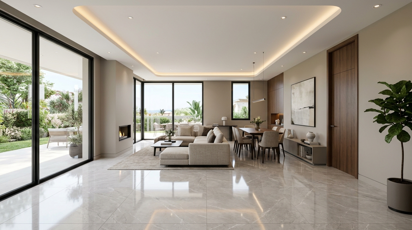 Luxury finished home interior fit-out by EzzatWorld