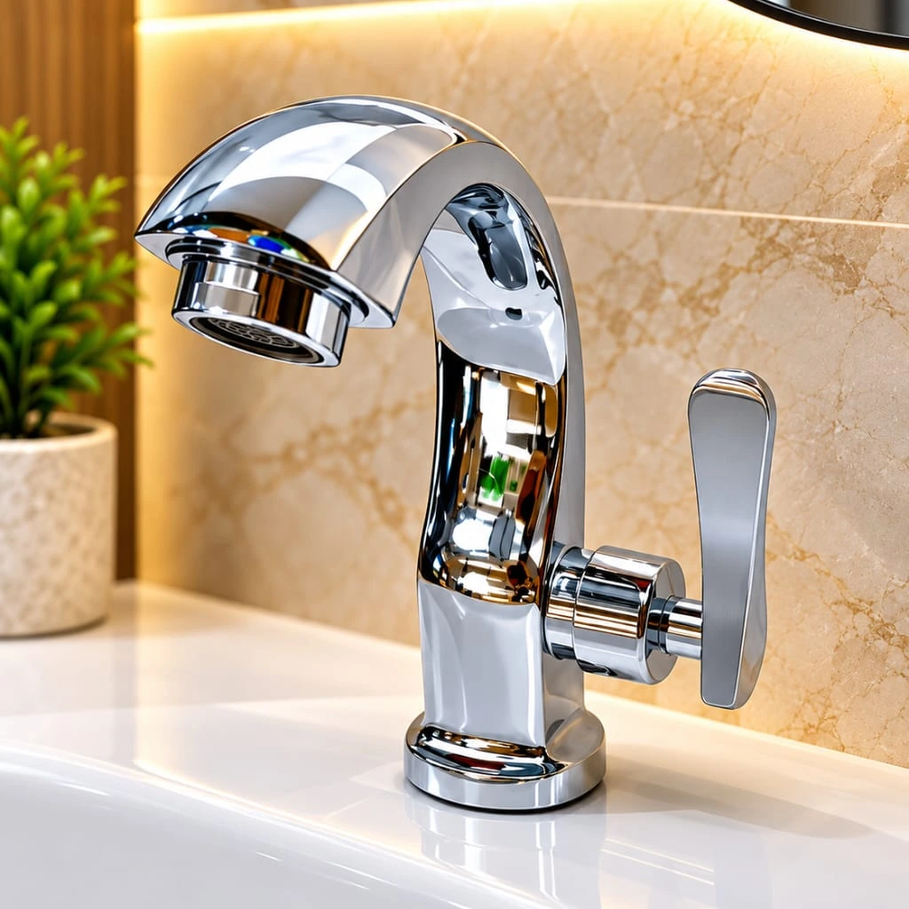 MAX ONE - Chrome Waterfall Basin Mixer Tap
