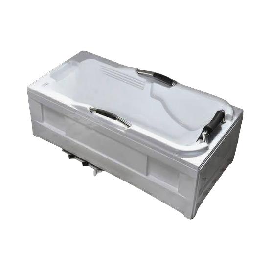 Rectangular Bathtub with Handles